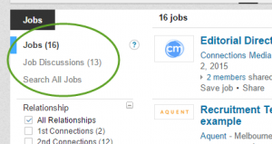 LinkedIn job discussion post