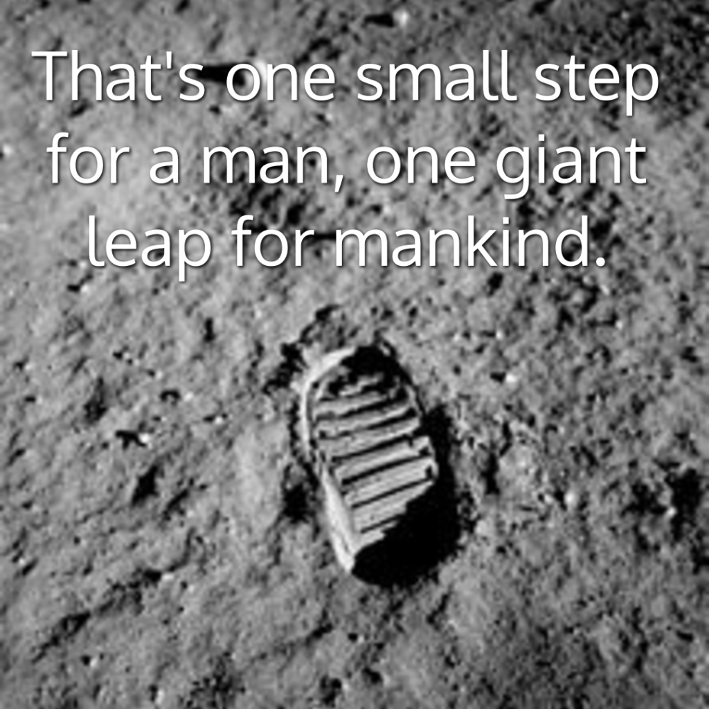 one small step image